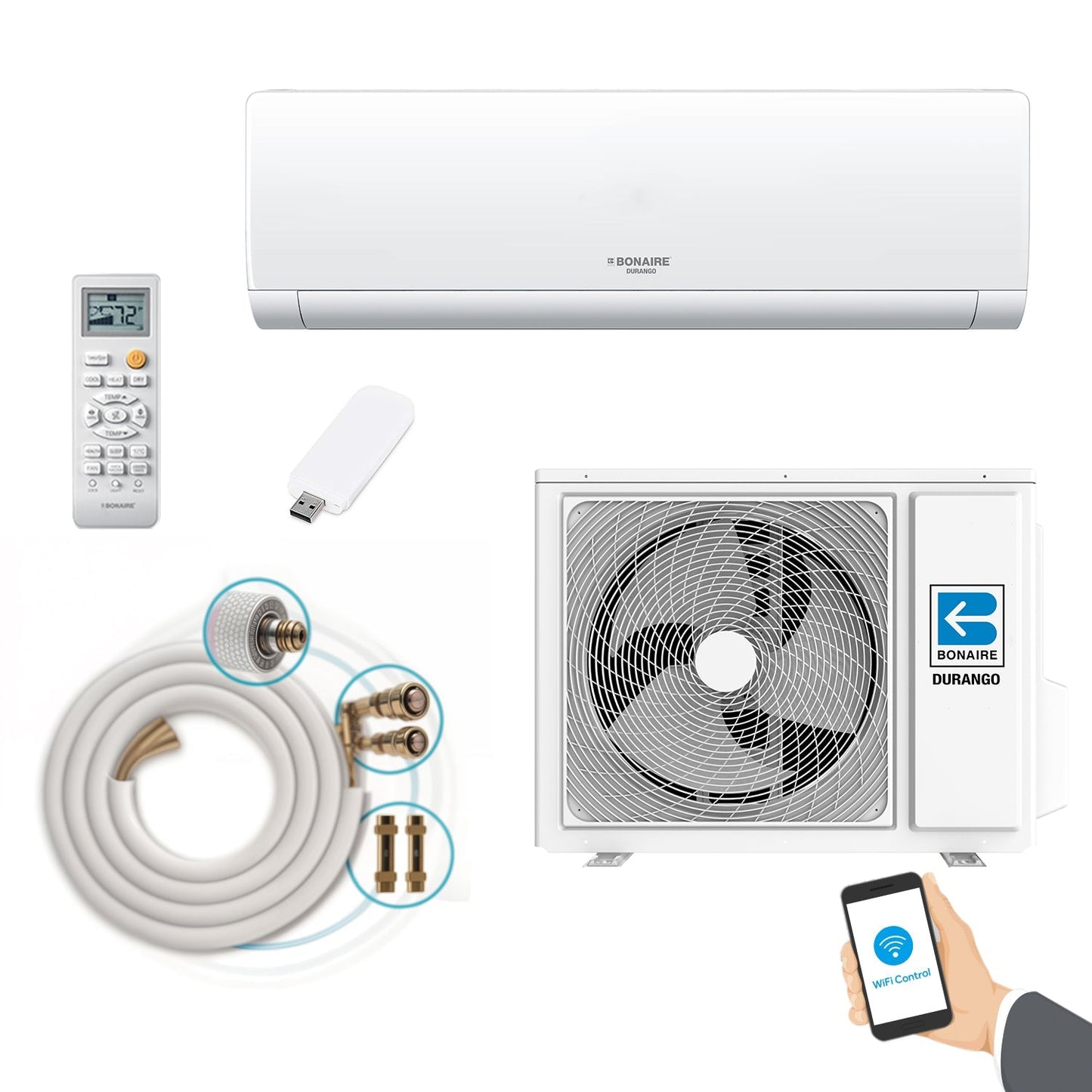Bonaire Durango Ductless Split Air Conditioner 24000 BTU - CRC7000024O