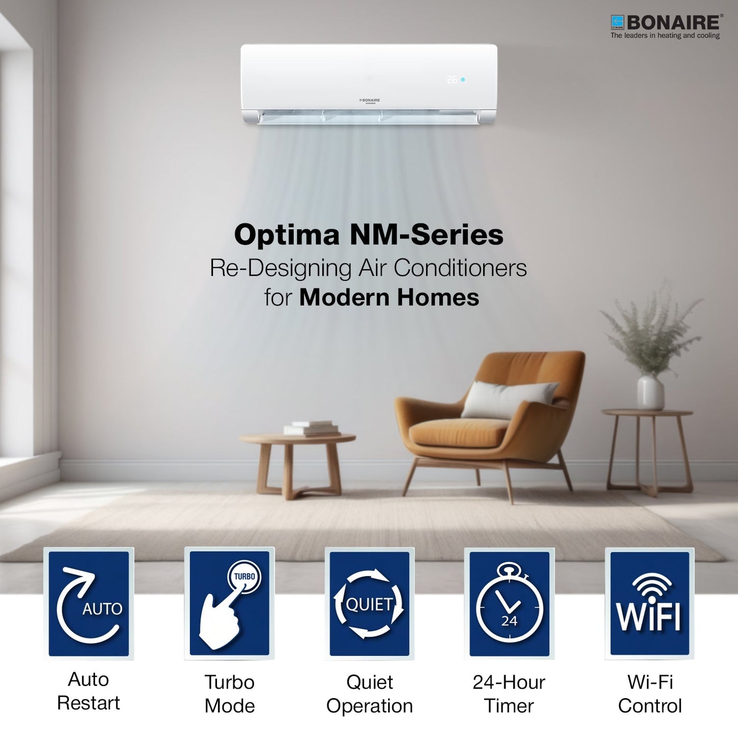 Bonaire Durango Ductless Split Air Conditioner 24000 BTU - CRC7000024O