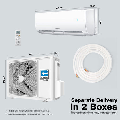 Bonaire Durango Ductless Split Air Conditioner 18000 BTU - CRC7000018O