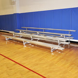 Bleacher 4 Row 7½' Tip & Roll Portable Aluminum Bleacher - BLCH-475TRG