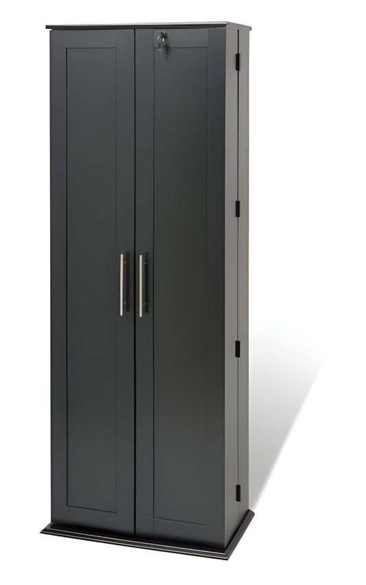 Prepac Grande Locking Media Storage Cabinet with Shaker Doors - Multiple Options Available - BLS-0448-K
