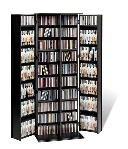 Prepac Grande Locking Media Storage Cabinet with Shaker Doors - Multiple Options Available - BLS-0448-K