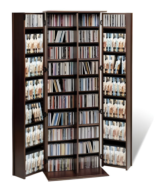 Prepac Grande Locking Media Storage Cabinet with Shaker Doors - Multiple Options Available - BLS-0448-K