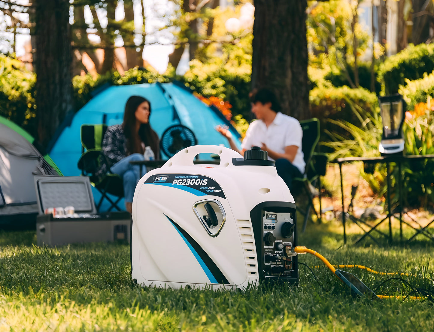 Pulsar PG2300ISCO 2,300-Watt Quiet Gasoline Powered Inverter Generator with CO Shutdown Sensor - PowerGen USA - PG2300ISCO