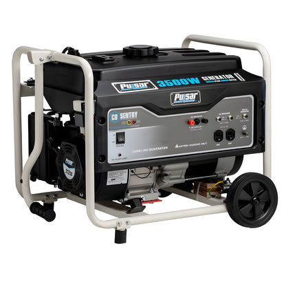 Pulsar PG3500MRCO 3,500-Watt Gasoline Powered Generator with CO Shutdown Sensor and Mobility Kit - PowerGen USA - PG3500MRCO