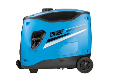 Pulsar PG4500BISRCO 4,500-Watt Remote Start Dual-Fuel Inverter Generator with CO Shutdown Sensor - PowerGen USA - PG4500BISRCO