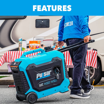 Pulsar PG5000BiSRCO 5000-Watt Dual Fuel Inverter Generator with Remote Start and CO Sentry - PowerGen USPG5000BiSRCOA&nbsp;
