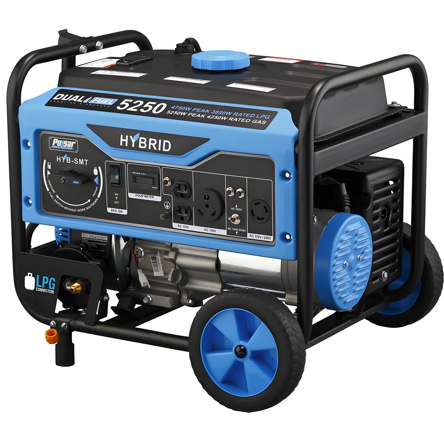 Pulsar PG5250B 5,250 Peak Watt Dual-Fuel Generator - PowerGen USA - PG5250B