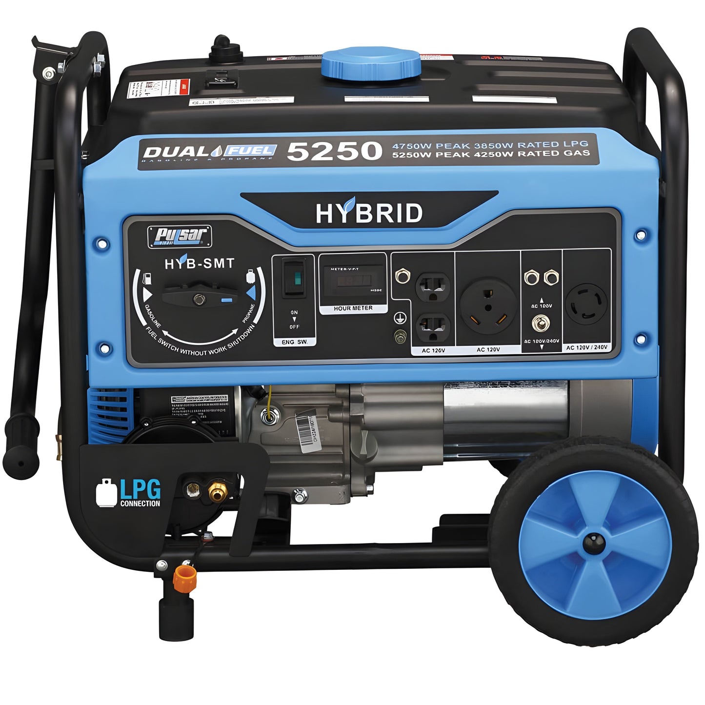 Pulsar PG5250B 5,250 Peak Watt Dual-Fuel Generator - PowerGen USA - PG5250B