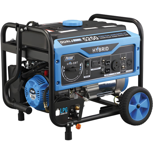 Pulsar PG5250B 5,250 Peak Watt Dual-Fuel Generator - PowerGen USA - PG5250B