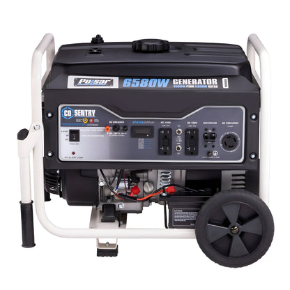 Pulsar PG6580ECO 6,580-Watt Gasoline Powered Generator with CO Shutdown Sensor - PowerGen USA - PG6580ECO