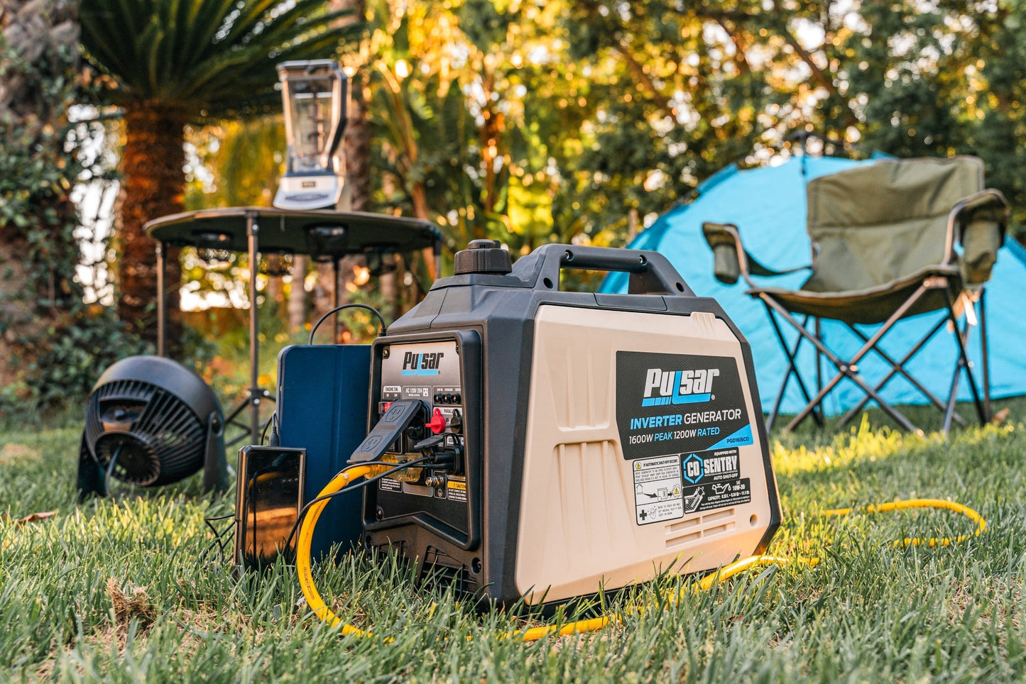Pulsar PGD16iSCO 1,600-Watt Inverter Generator with CO Sensor - PowerGen USA - PGD16iSCO
