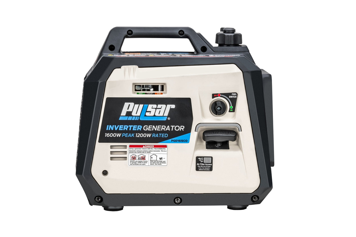 Pulsar PGD16iSCO 1,600-Watt Inverter Generator with CO Sensor - PowerGen USA - PGD16iSCO