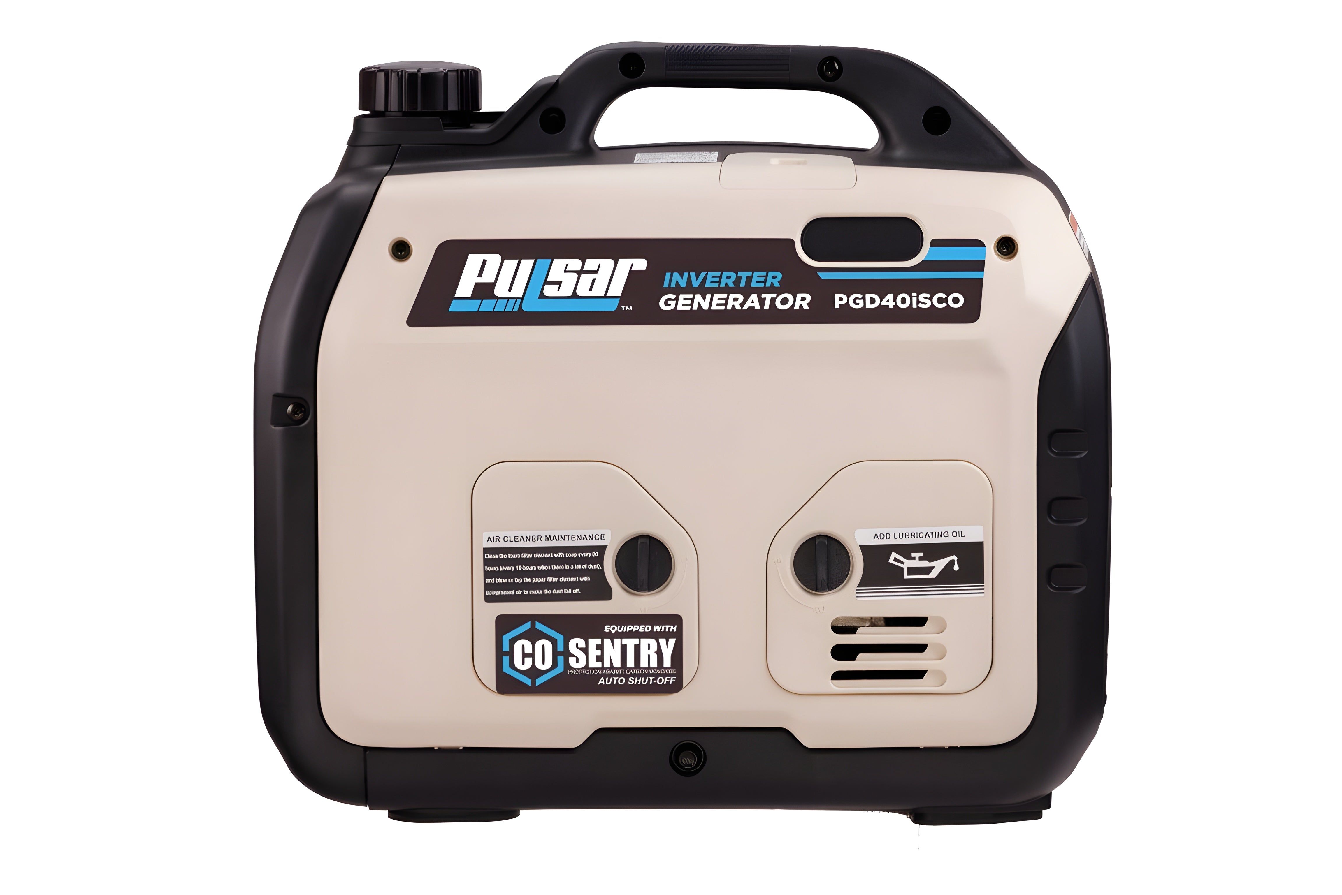 Pulsar PGD40ISCO 4000W Super Quiet Inverter Gasoline Powered Generator with Recoil Start and CO Shutdown - PowerGen USA - PGD40iSCO