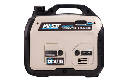 Pulsar PGD40ISCO 4000W Super Quiet Inverter Gasoline Powered Generator with Recoil Start and CO Shutdown - PowerGen USA - PGD40iSCO