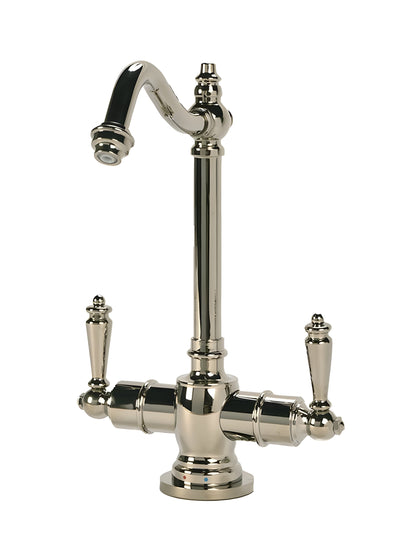 AquaNuTech Traditional Hook Spout Hot & Cold Water Filtration Faucet New - HC2100-CH