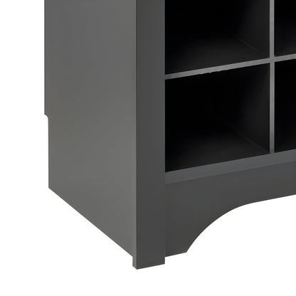 Prepac 60" Wide Hall Tree with 24 Shoe Cubbies - Available in 4 Colors - DSOG-0013-1
