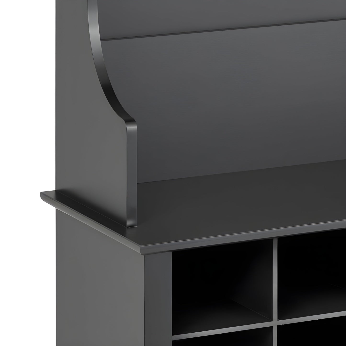 Prepac 60" Wide Hall Tree with 24 Shoe Cubbies - Available in 4 Colors - DSOG-0013-1