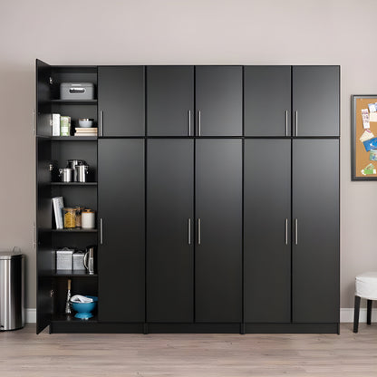 Prepac Elite 96" 6 Piece Storage Cabinet Set D - Available in 4 Colors - BRSX-1013-6M