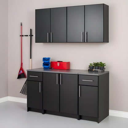 Prepac Elite 64" 5 Piece Storage Cabinet Set B - Available in 2 Colors - BRSX-1011-5M