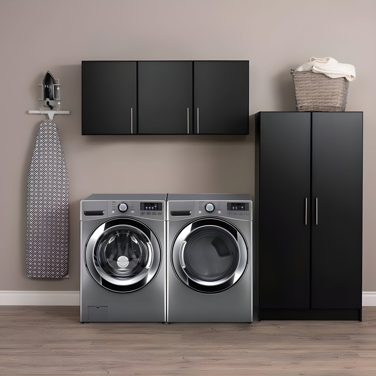 Prepac Elite 86" 2 Piece Storage Cabinet Set E - Available in 3 Colors - BRSX-1014-2M