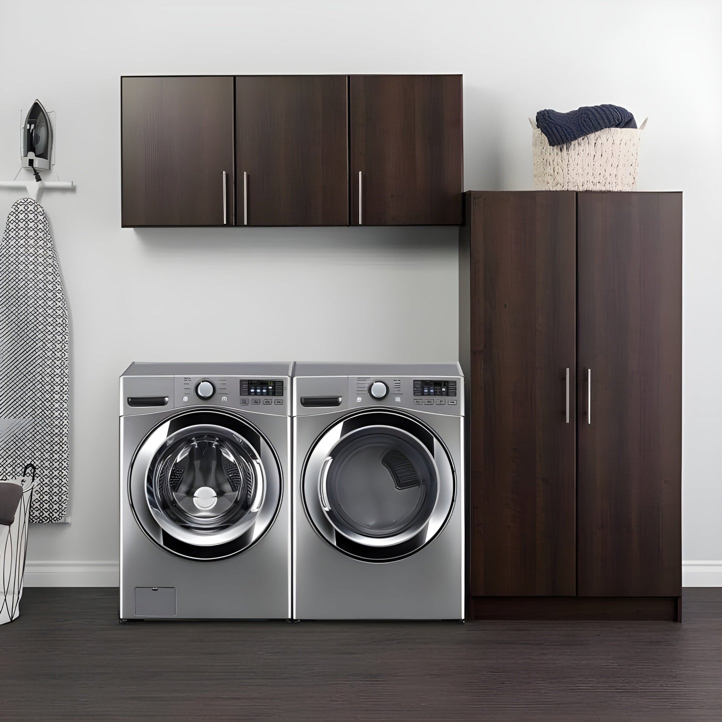 Prepac Elite 86" 2 Piece Storage Cabinet Set E - Available in 3 Colors - BRSX-1014-2M
