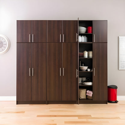 Prepac Elite 96" 6 Piece Storage Cabinet Set D - Available in 4 Colors - BRSX-1013-6M