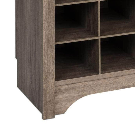 Prepac 60" Shoe Cubby Console - Available in 2 Colors - DUSG-0014-1