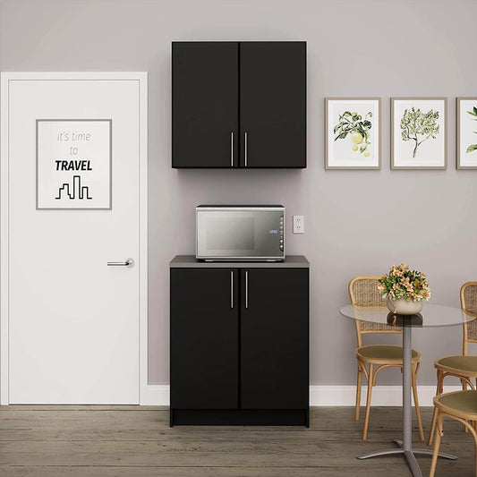 Prepac Elite 2 Piece Storage Set H - Available in 2 Colors - BRSX-1017-2M