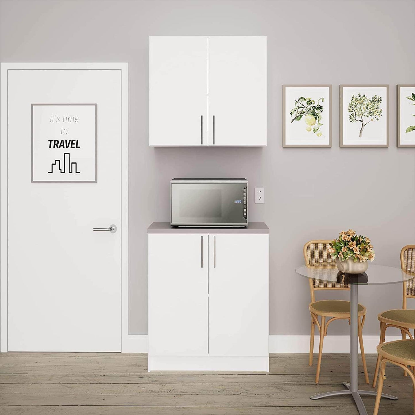 Prepac Elite 2 Piece Storage Set H - Available in 2 Colors - BRSX-1017-2M