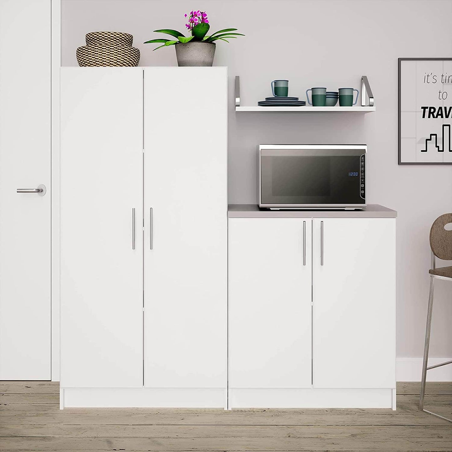 Prepac Elite 2 Piece Storage Set J - Available in 2 Colors - BRSX-1019-2M