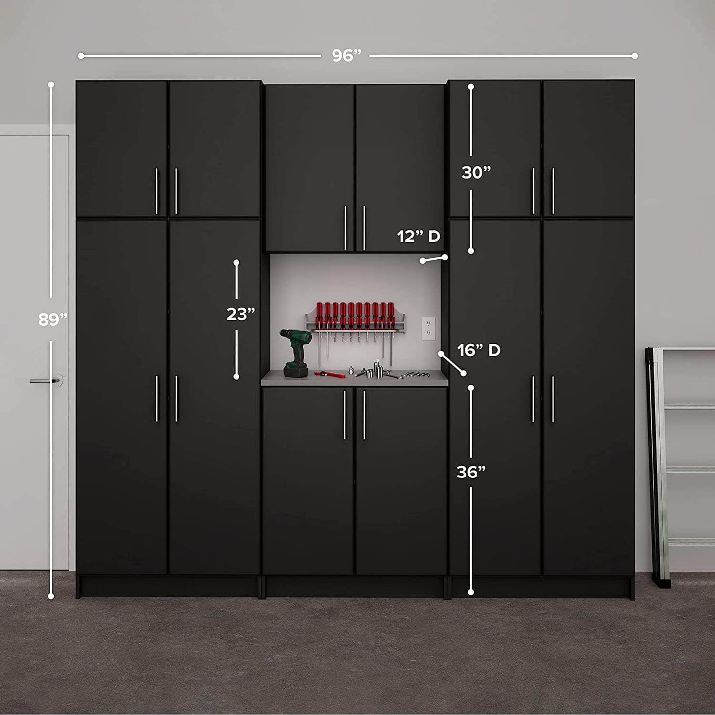 Prepac Elite 6 Piece Storage Set I - Available in 2 Colors - BRSX-1018-6M