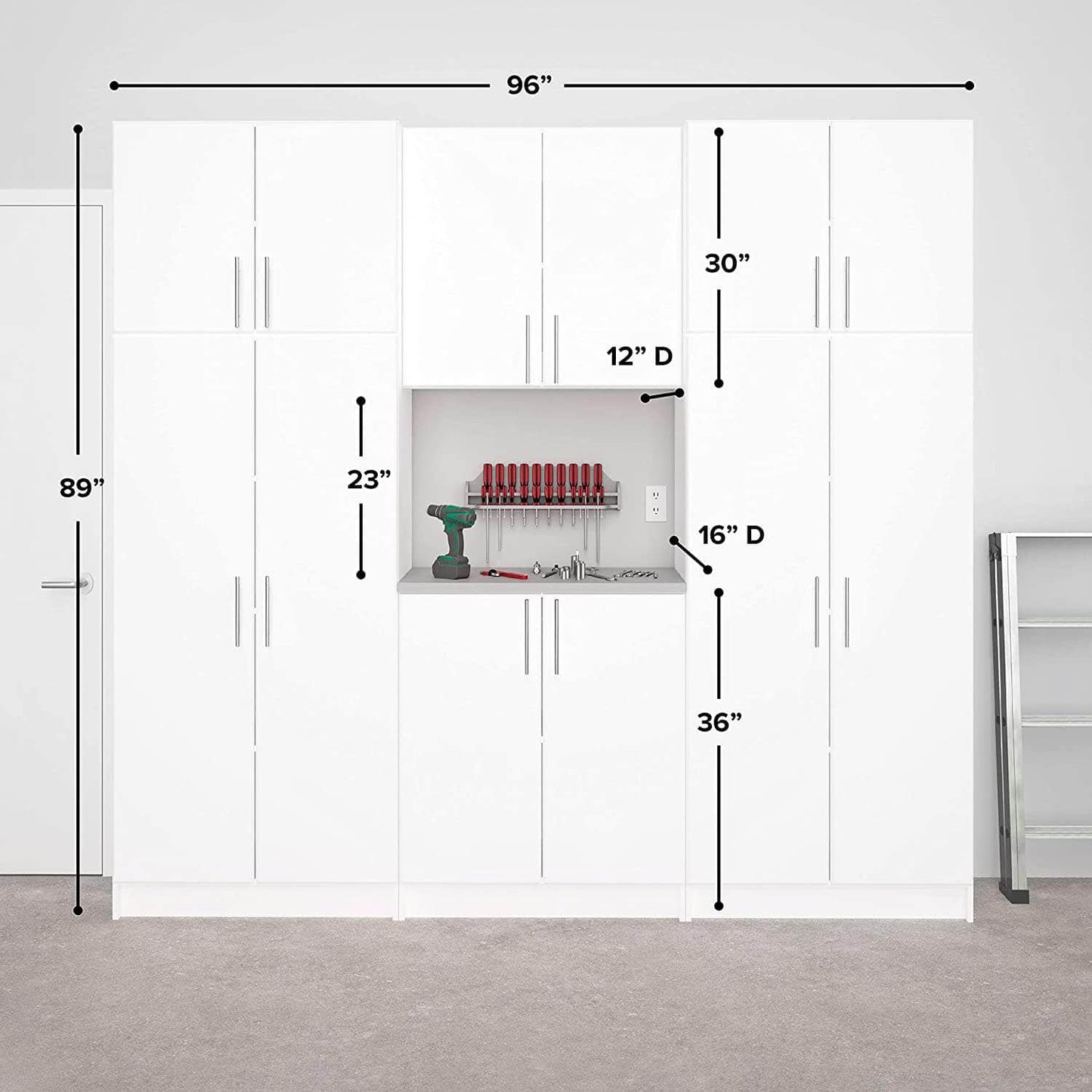Prepac Elite 6 Piece Storage Set I - Available in 2 Colors - BRSX-1018-6M