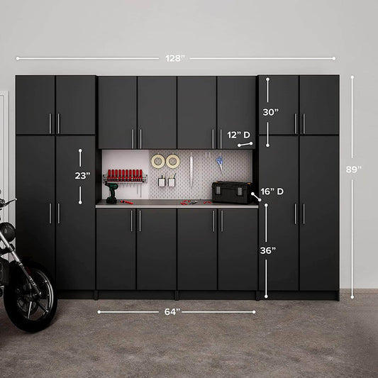Prepac Elite 8 Piece Storage Set G - Available in 2 Colors - BRSX-1016-8M