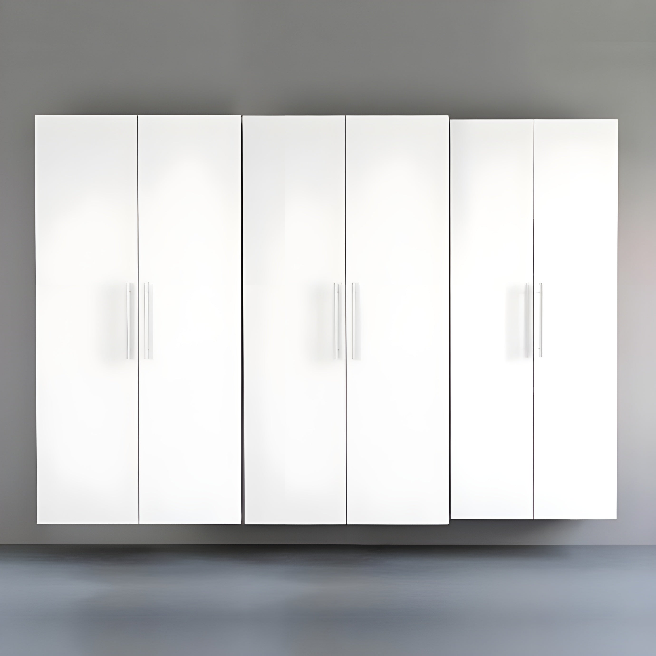 Prepac HangUps 102 Inch Storage Cabinet 3-Piece Set L - Available in 2 Colors - WRSW-0718-3M