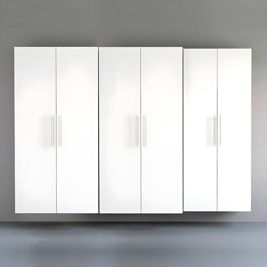 Prepac HangUps 102 Inch Storage Cabinet 3-Piece Set L - Available in 2 Colors - WRSW-0718-3M
