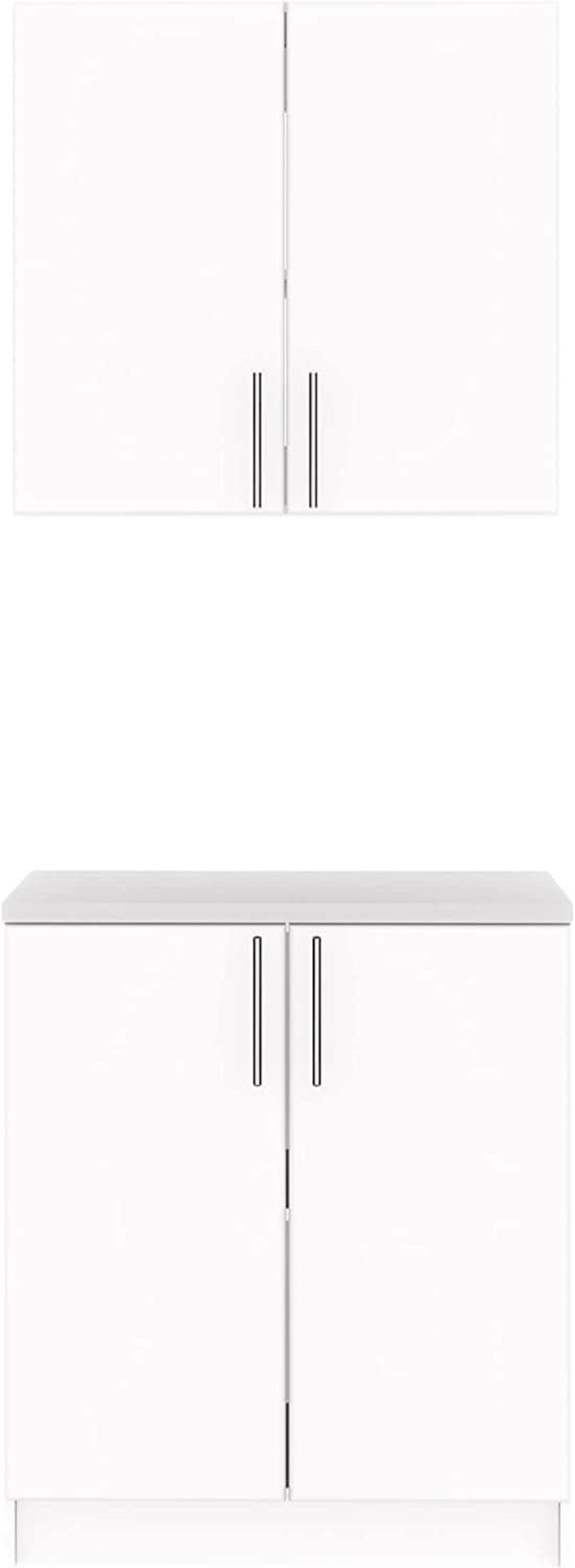 Prepac Elite 2 Piece Storage Set H - Available in 2 Colors - BRSX-1017-2M