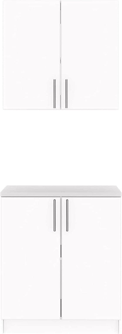 Prepac Elite 2 Piece Storage Set H - Available in 2 Colors - BRSX-1017-2M