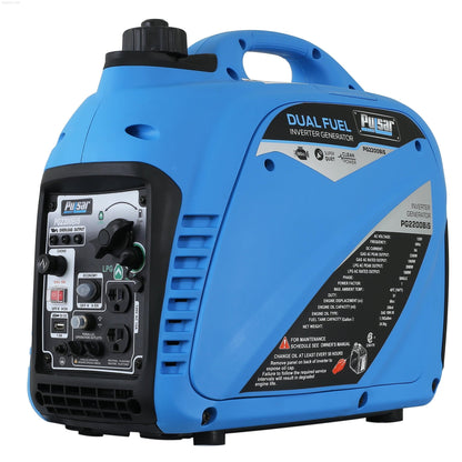 Pulsar PG2200BiS-DUAL-Fuel Inverter 2200W Generator RATED 1800W, Carb Approved - PowerGen USA - PG2200BiS
