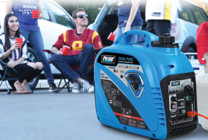 Pulsar PG2200BiS-DUAL-Fuel Inverter 2200W Generator RATED 1800W, Carb Approved - PowerGen USA - PG2200BiS