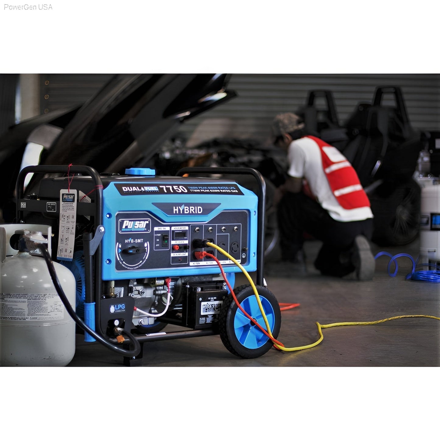 Pulsar PG7750B- Dual Fuel Generator with Switch & Go Capability - PowerGen USA - PG7750B