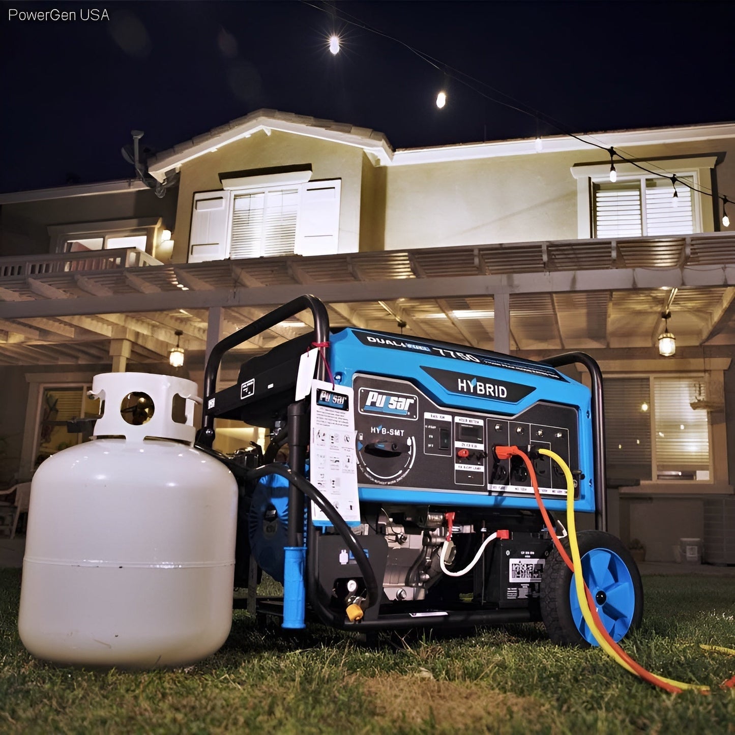 Pulsar PG7750B- Dual Fuel Generator with Switch & Go Capability - PowerGen USA - PG7750B