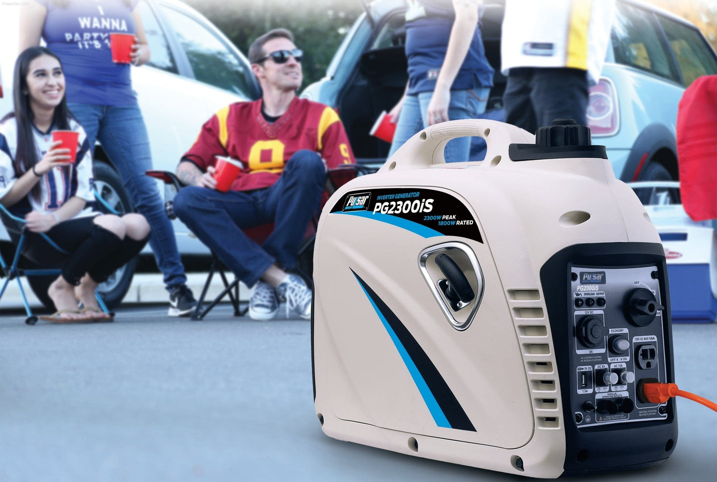 Pulsar PG2300iS-Inverter 2300W Generator RATED 1800W, Carb Approved - PowerGen USA - PG2300iS