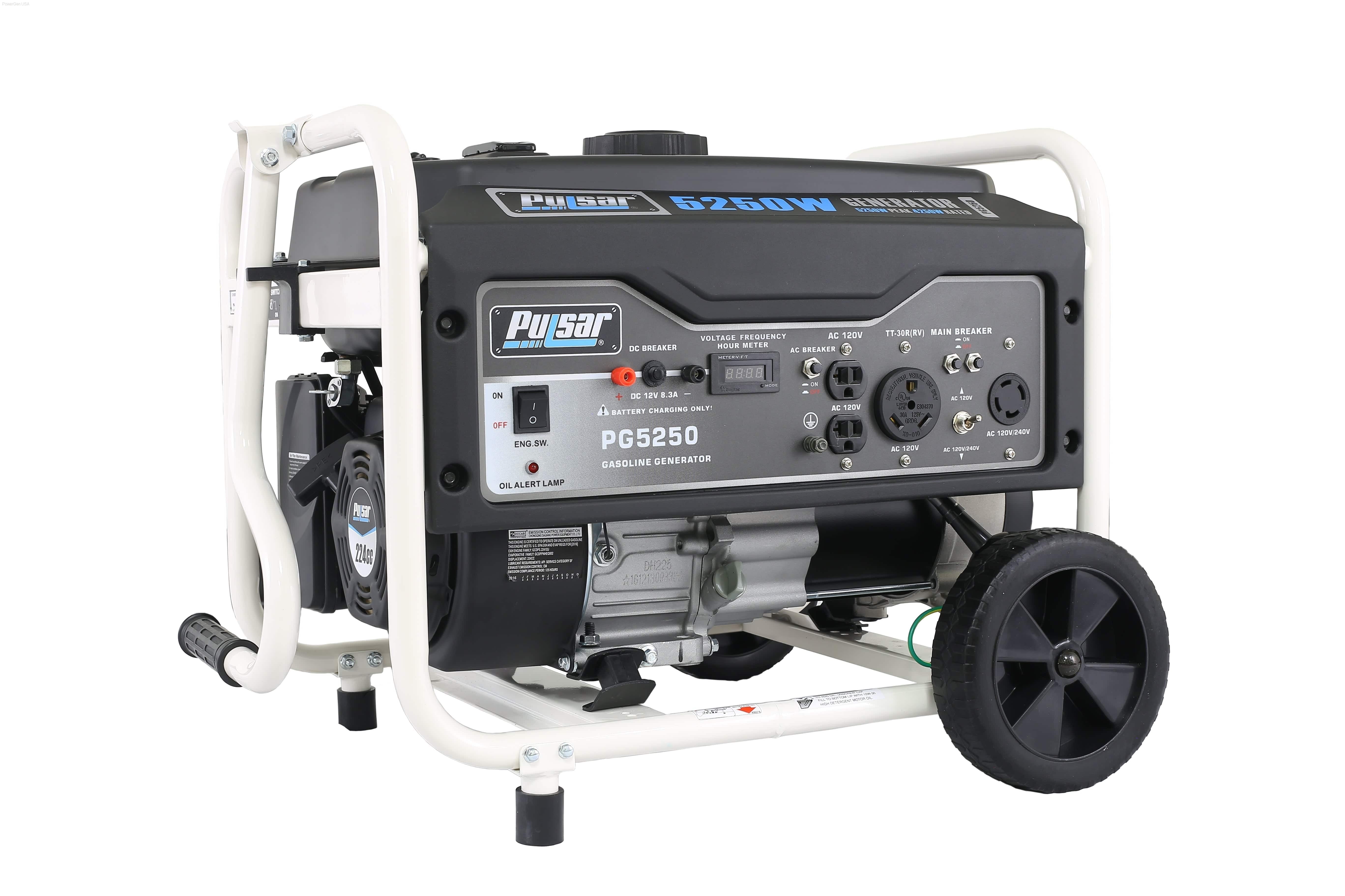 Pulsar PG5250-5250W Generator RATED 4250W - PowerGen USA - PG5250