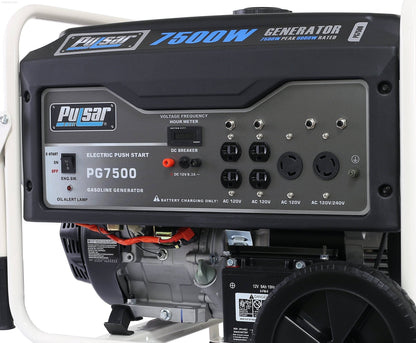 Pulsar PG7500-7500W Generator RATED 6000W - PowerGen USA - PG7500